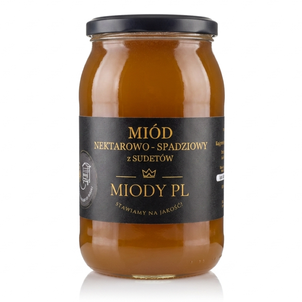 Miód nektarowo - spadziowy z Sudetów, surowy, zbiór 2026